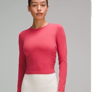 COPY - Lulu Lemon long sleeve cropped top Size 10 All It Takes in Soft Nulu